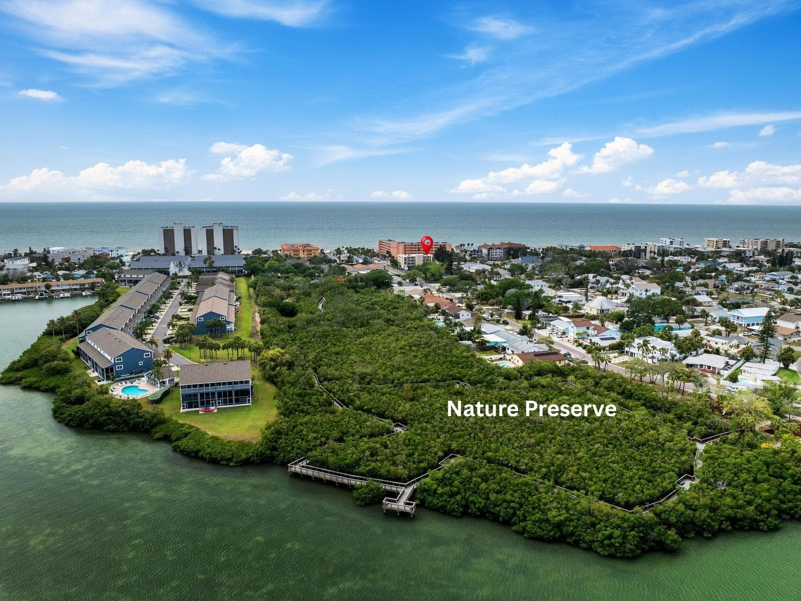 Nature Preserve Boardwalk-Goes to Intercoastal - 1005 GULF BLVD #10, INDIAN ROCKS BEACH