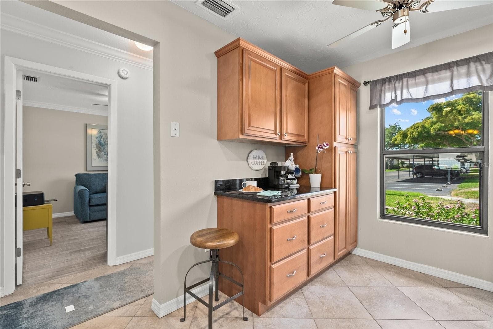 Coffee Bar/New extra storage cabinets. - 2723 60TH AVENUE DR W #2723, BRADENTON