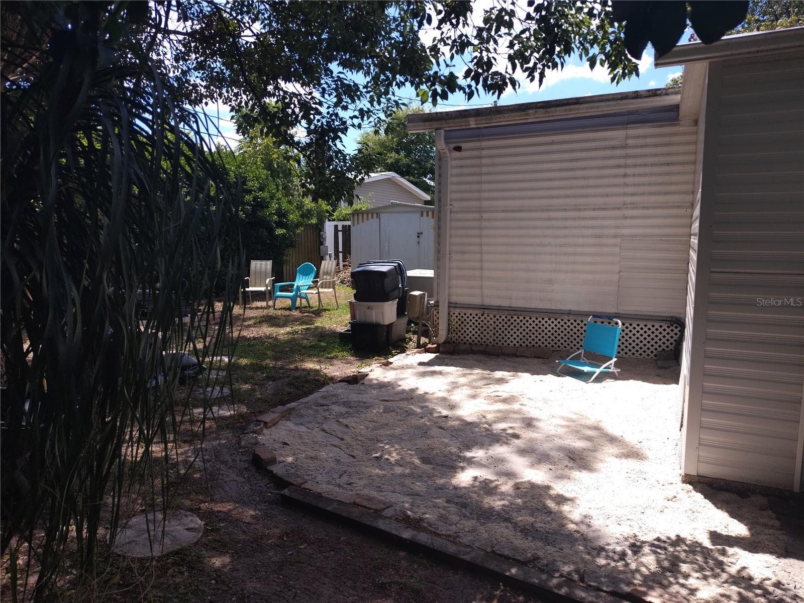 back yard - 37748 MARKLAND AVE, ZEPHYRHILLS