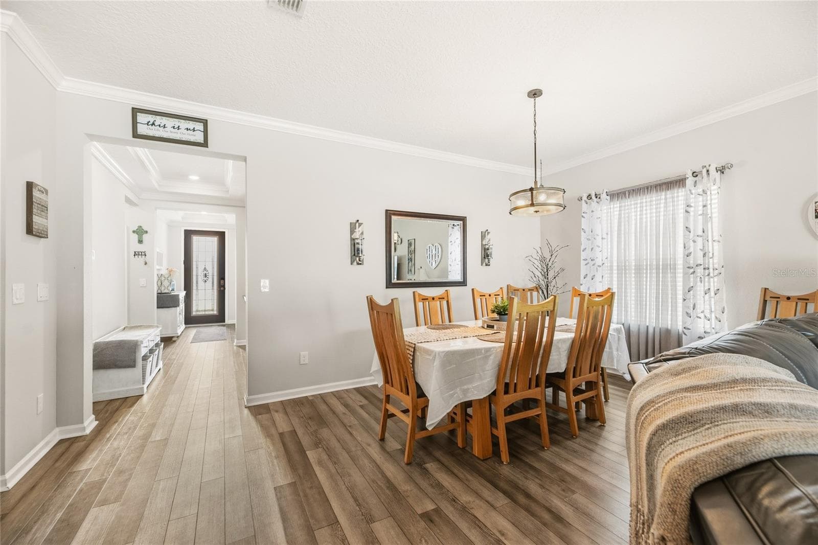 View towards the 3 bedrooms and Laundry - 31 OLIVINE CT, ST AUGUSTINE