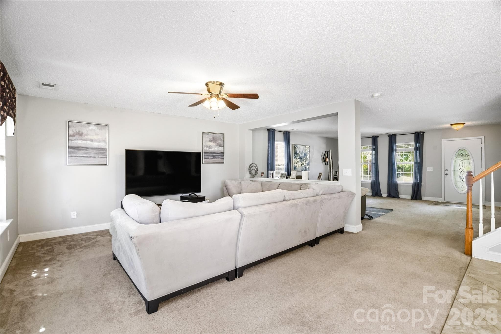 Great room has so much space - 13310 Pontchatrain Avenue, Charlotte
