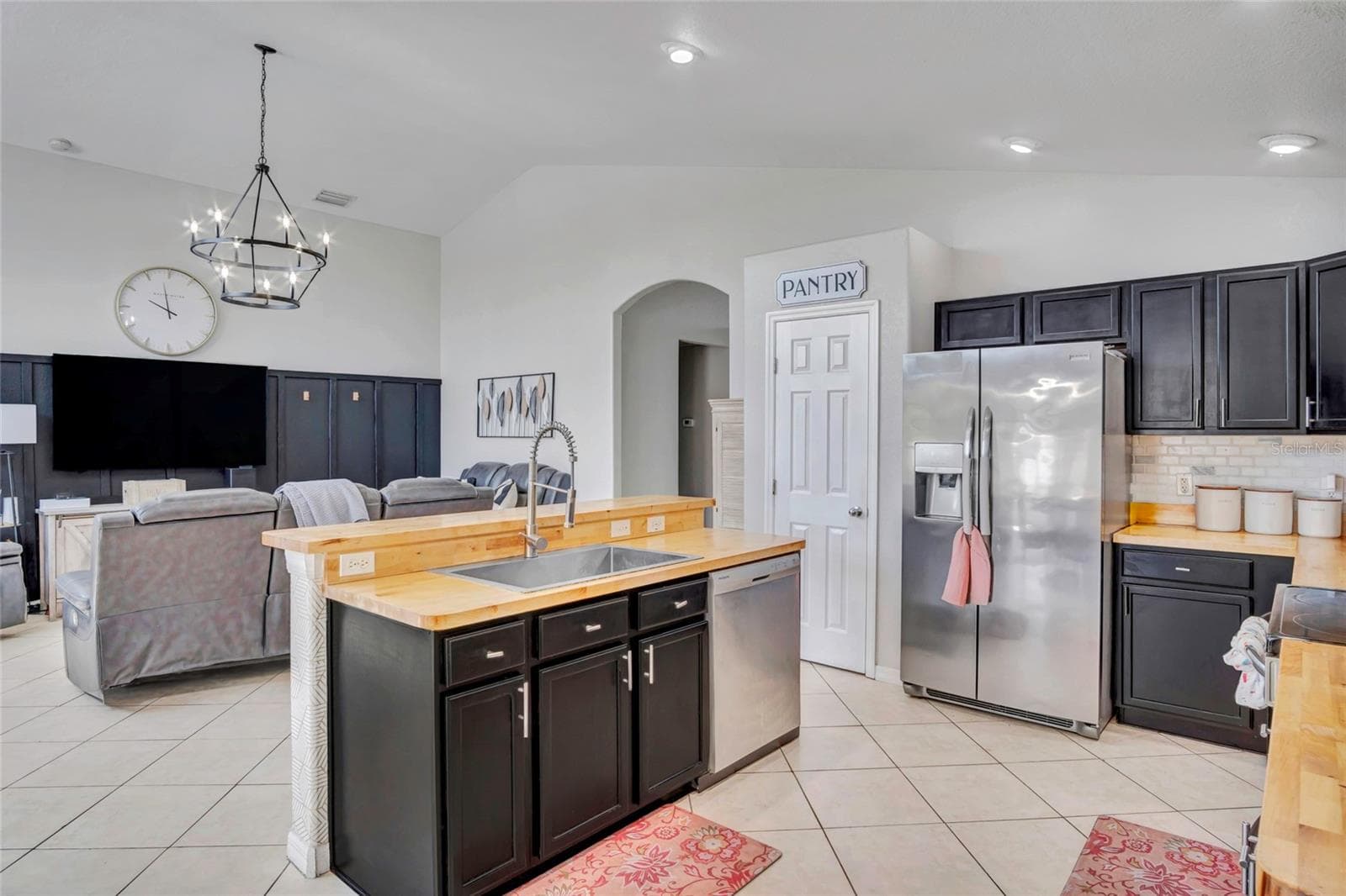 View from side kitchen area and living room - 8335 ADELE RD, LAKELAND