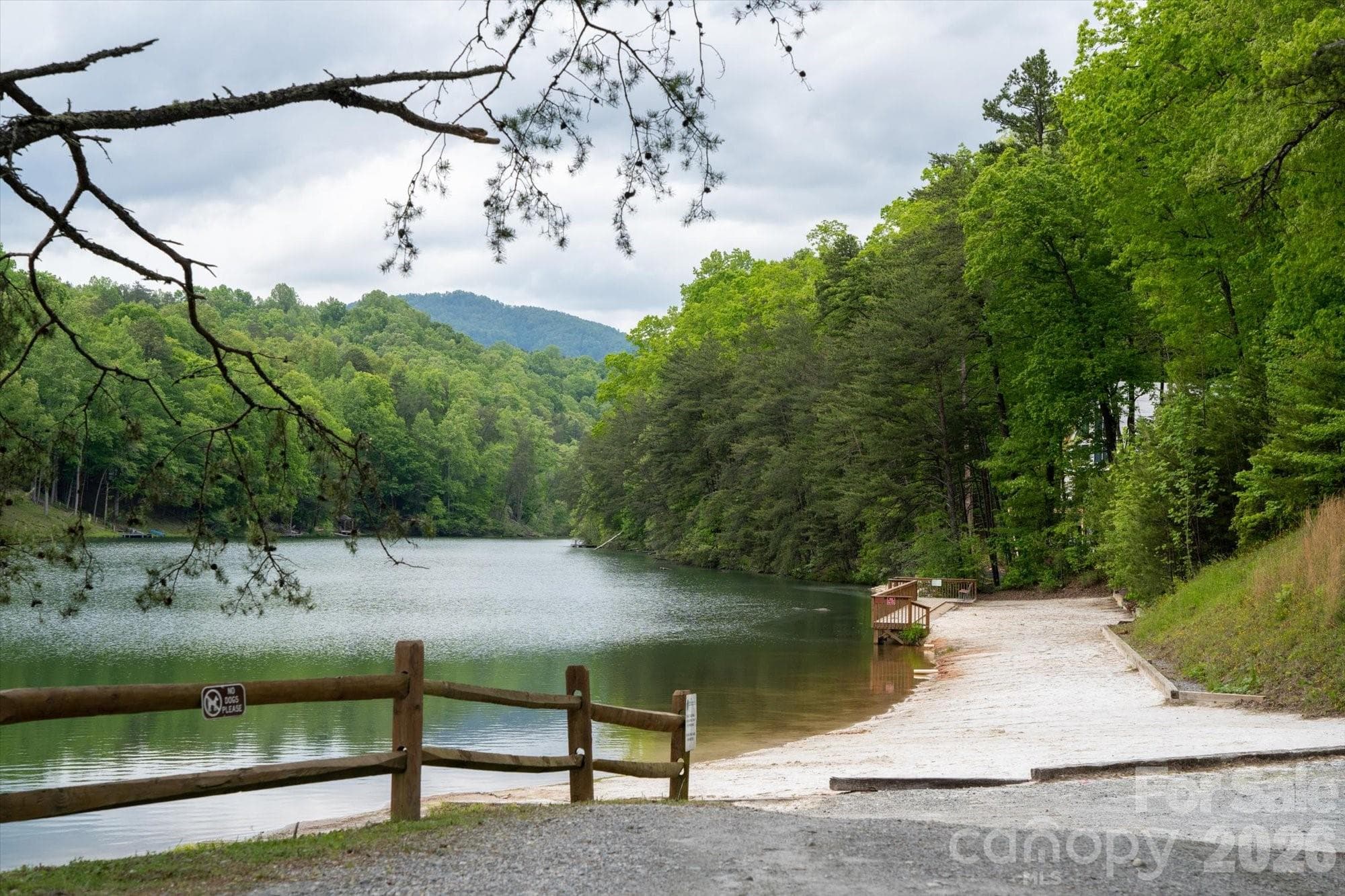 Beach on Big Mirror Lake - Lake Lure