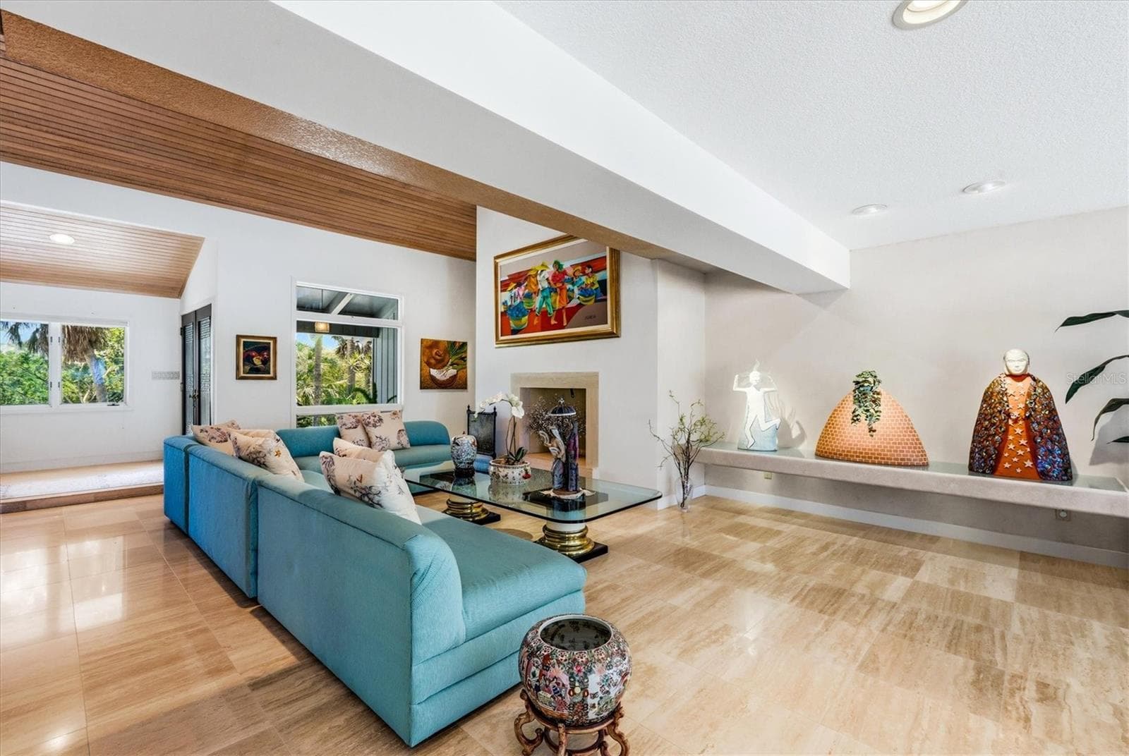 Living Room-Foyer - 750 N MANASOTA KEY RD, ENGLEWOOD