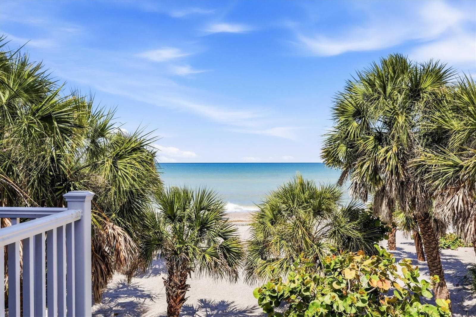 Balcony overlooking Gulf off Bonus Room - 750 N MANASOTA KEY RD, ENGLEWOOD