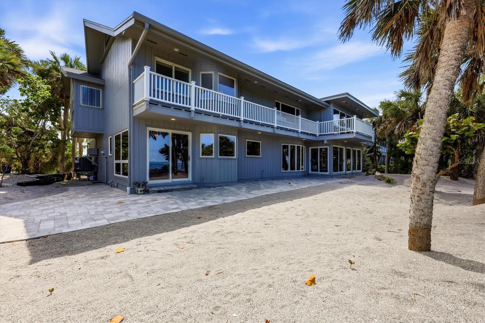 Rear of home - 750 N MANASOTA KEY RD, ENGLEWOOD