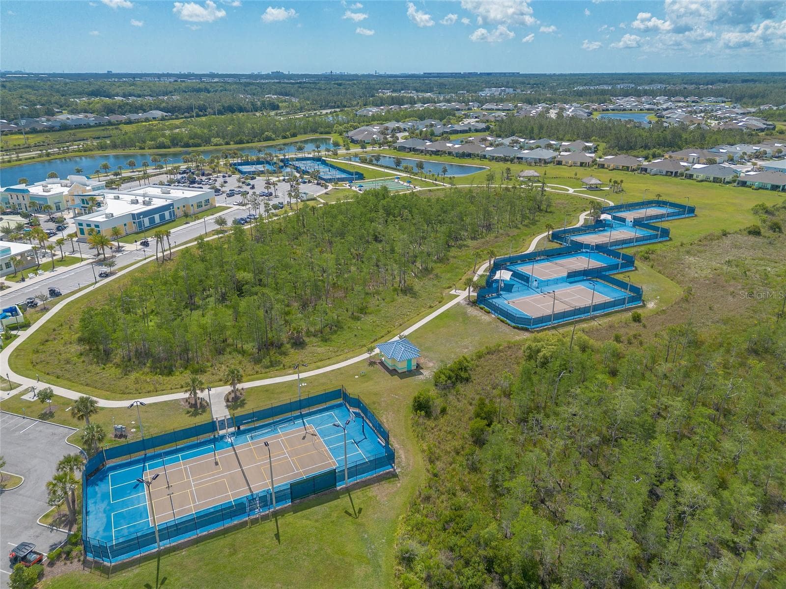 Tennis Courts - 230 SAND BAR LN, DAYTONA BEACH