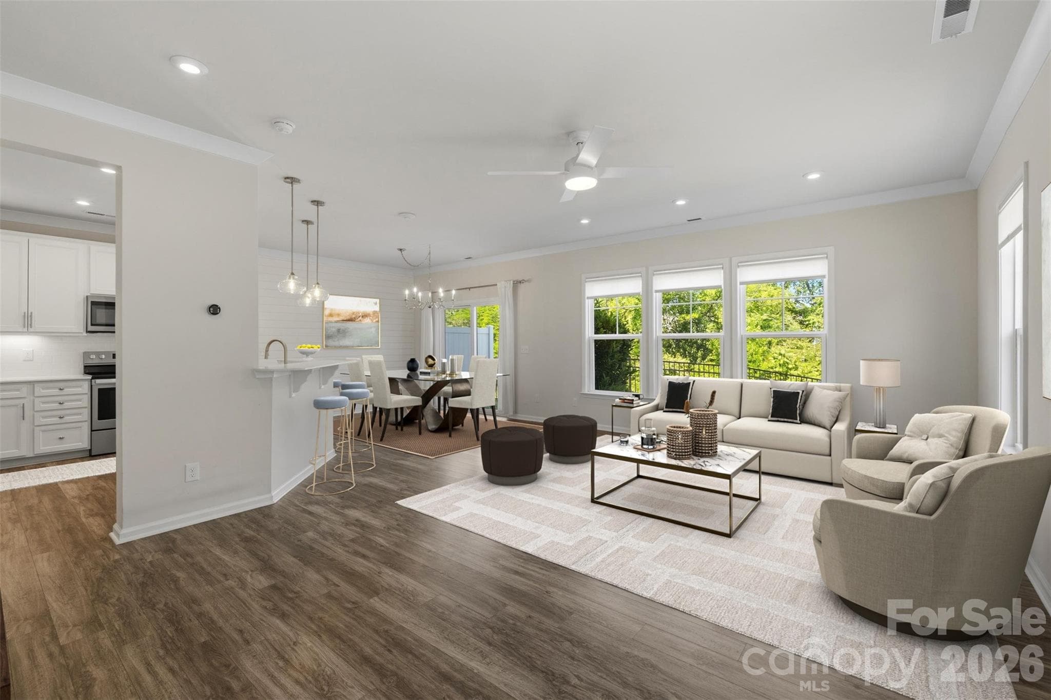 Virtual Staging - 23206 Clarabelle Drive, Charlotte