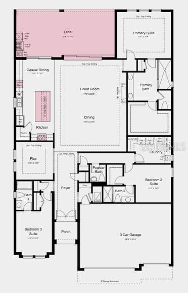 Additional Highlights Include: Tray ceiling pkg, 8' interior doors, gourmet appliance pkg, refrigerator, front load washer and dryer, crown molding and light rail, waterfall edge island counter, and garage floor seal with flakes and clear coat. - 26112 ASPARANO AVE, ENGLEWOOD