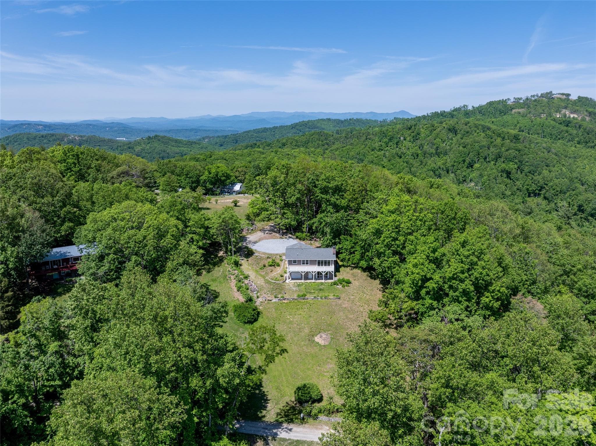 Mountain top living with a cleared 1 acre lot - 69 Milburn Lane, Hendersonville
