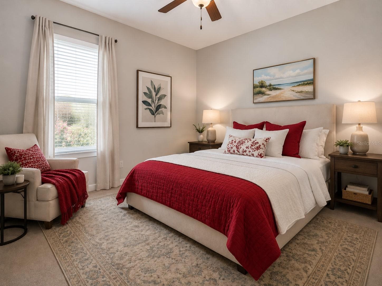 Virtually  Staged This is the Den used as a Bedroom. No Closet. - 5106 CHANTICLEER DR, LEESBURG