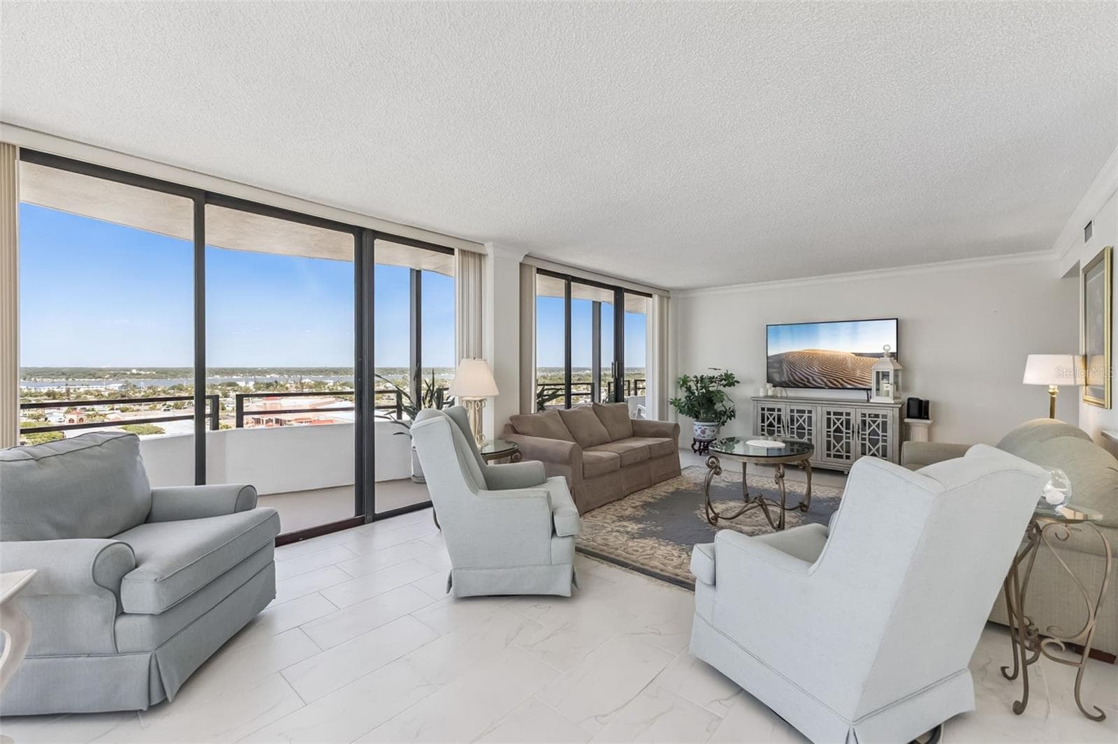 Living Room - 2900 N ATLANTIC AVE #1106, DAYTONA BEACH