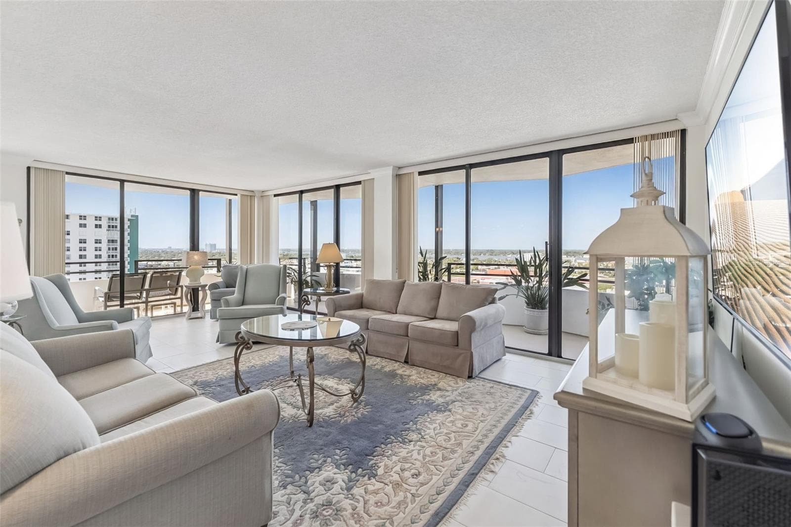 Living Room - 2900 N ATLANTIC AVE #1106, DAYTONA BEACH