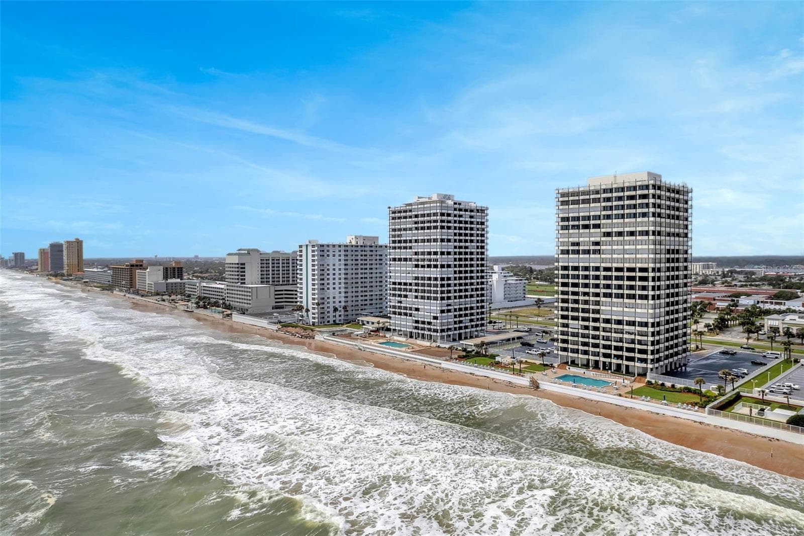 Aerial View - 2900 N ATLANTIC AVE #1106, DAYTONA BEACH