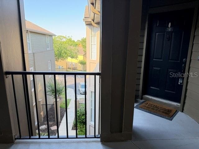 View from front door landing - 420 SUMMIT RIDGE PL #310, LONGWOOD