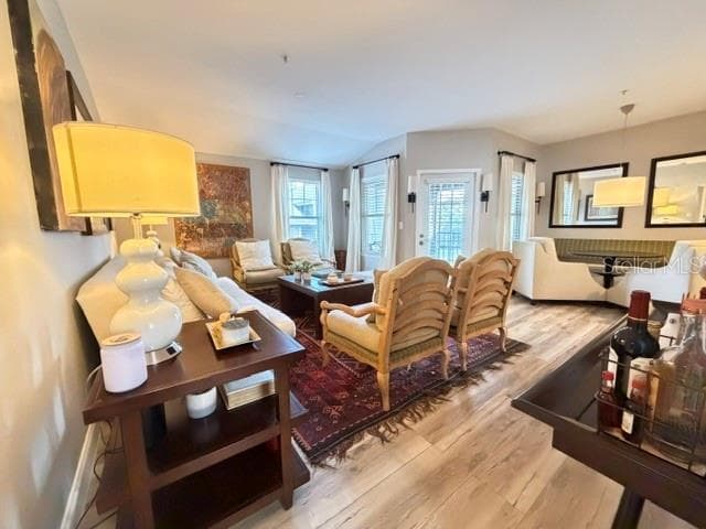 from kitchen to living room and patio door - 420 SUMMIT RIDGE PL #310, LONGWOOD