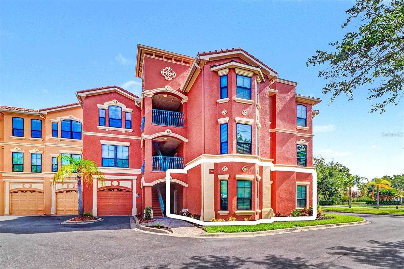 Highlighted condominium location - 2746 VIA TIVOLI #110B, CLEARWATER