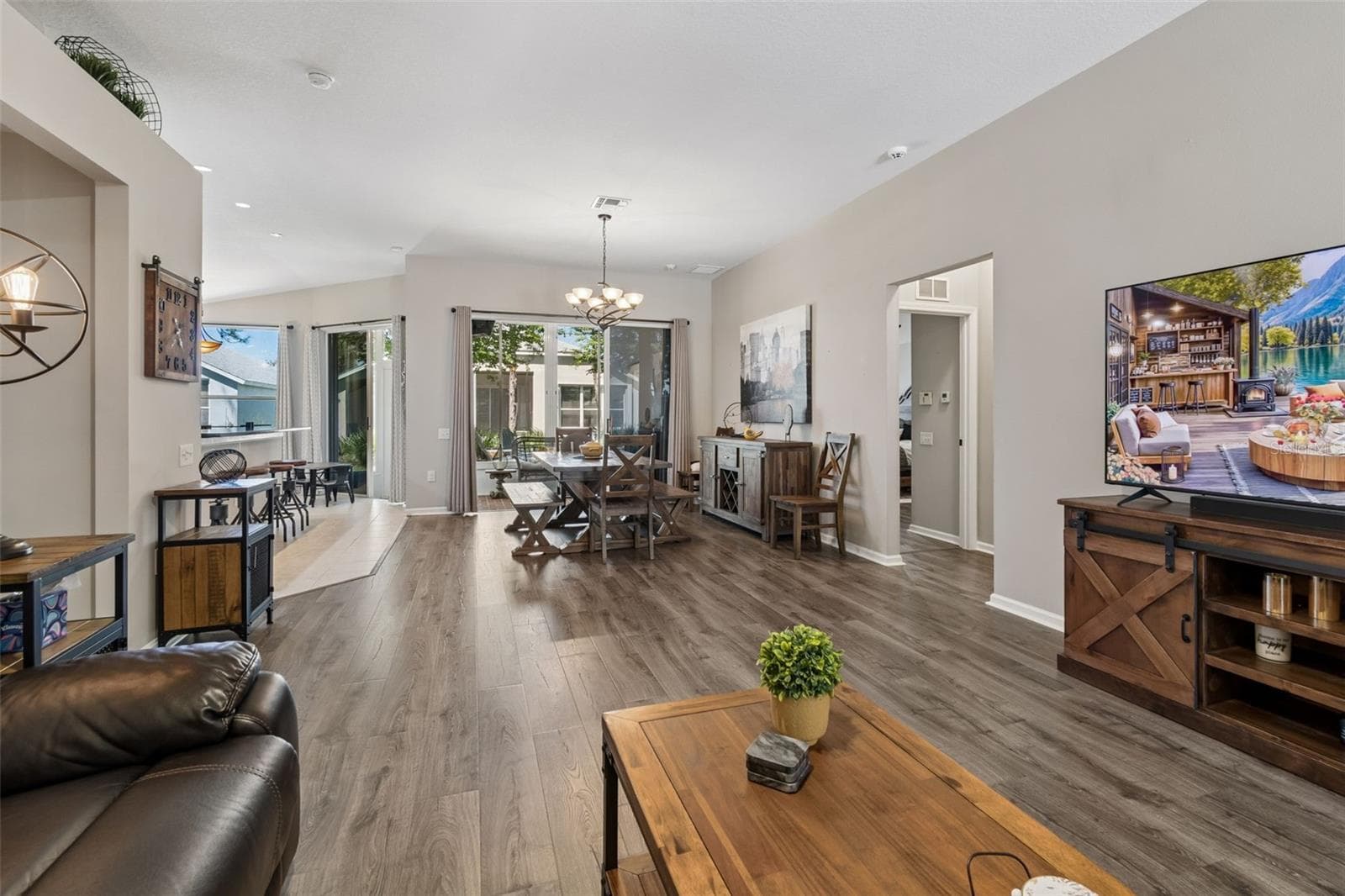 Living room - dining room - 5401 LOOKOUT PASS, WESLEY CHAPEL