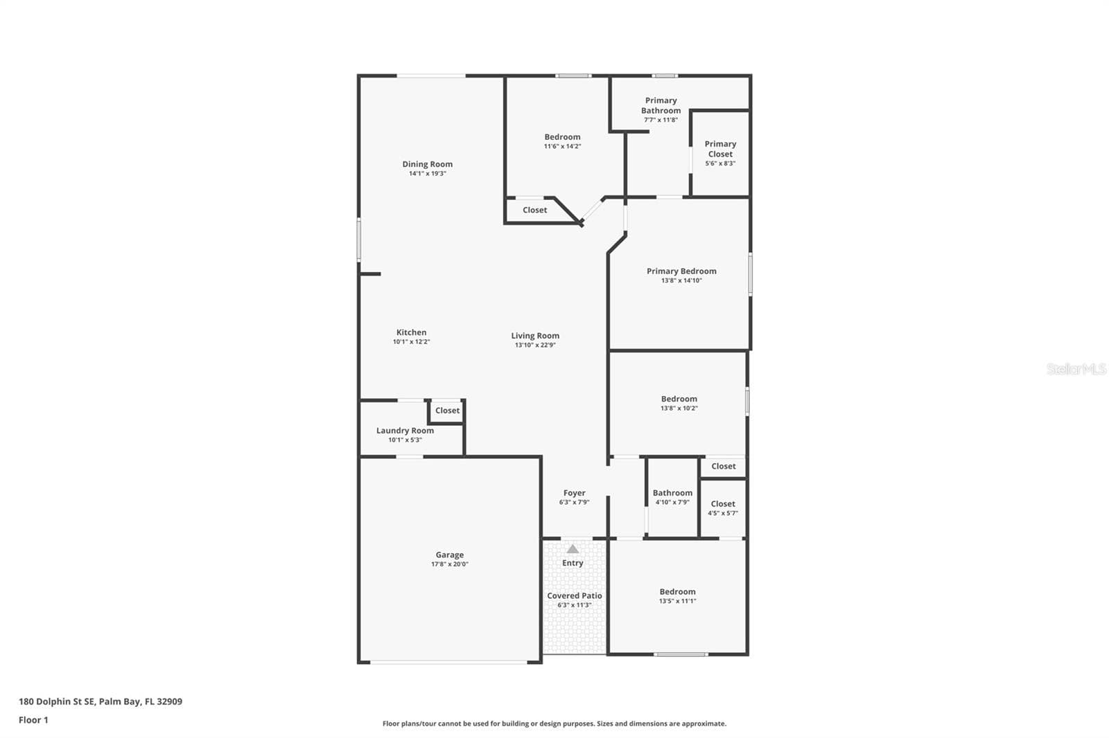 Single Family Residence at 180 DOLPHIN ST SE, PALM BAY, photo 31 of 41