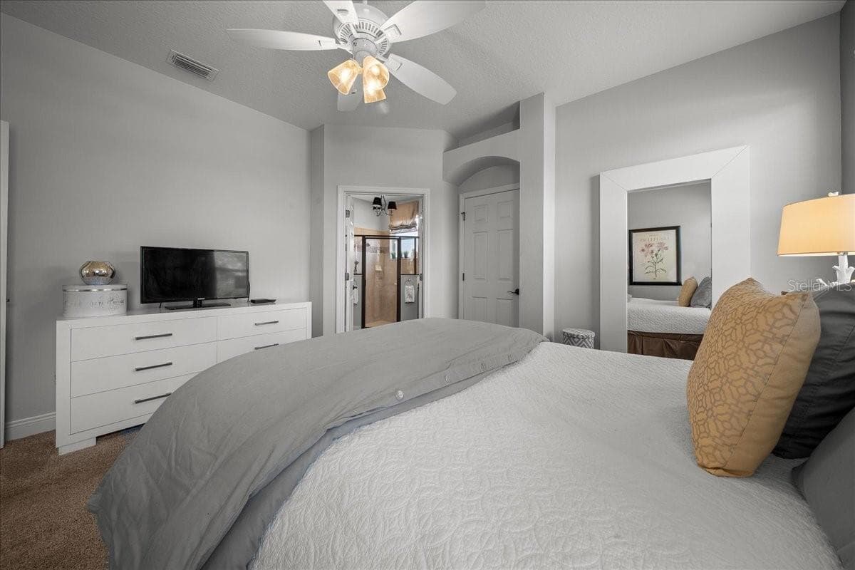 Primary Bedroom Ceiling Fan - 1606 SNELLING AVE, THE VILLAGES