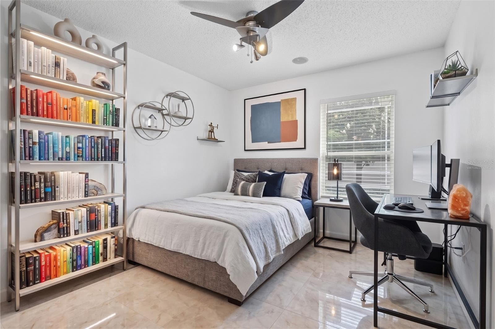 bedroom 3 virtually staged - 6847 BOUGANVILLEA CRESCENT DR, ORLANDO