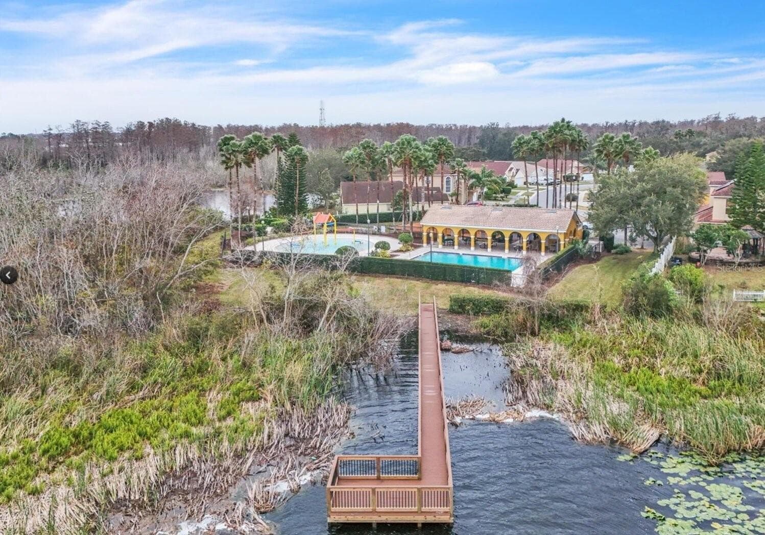 community dock and pool - 6847 BOUGANVILLEA CRESCENT DR, ORLANDO