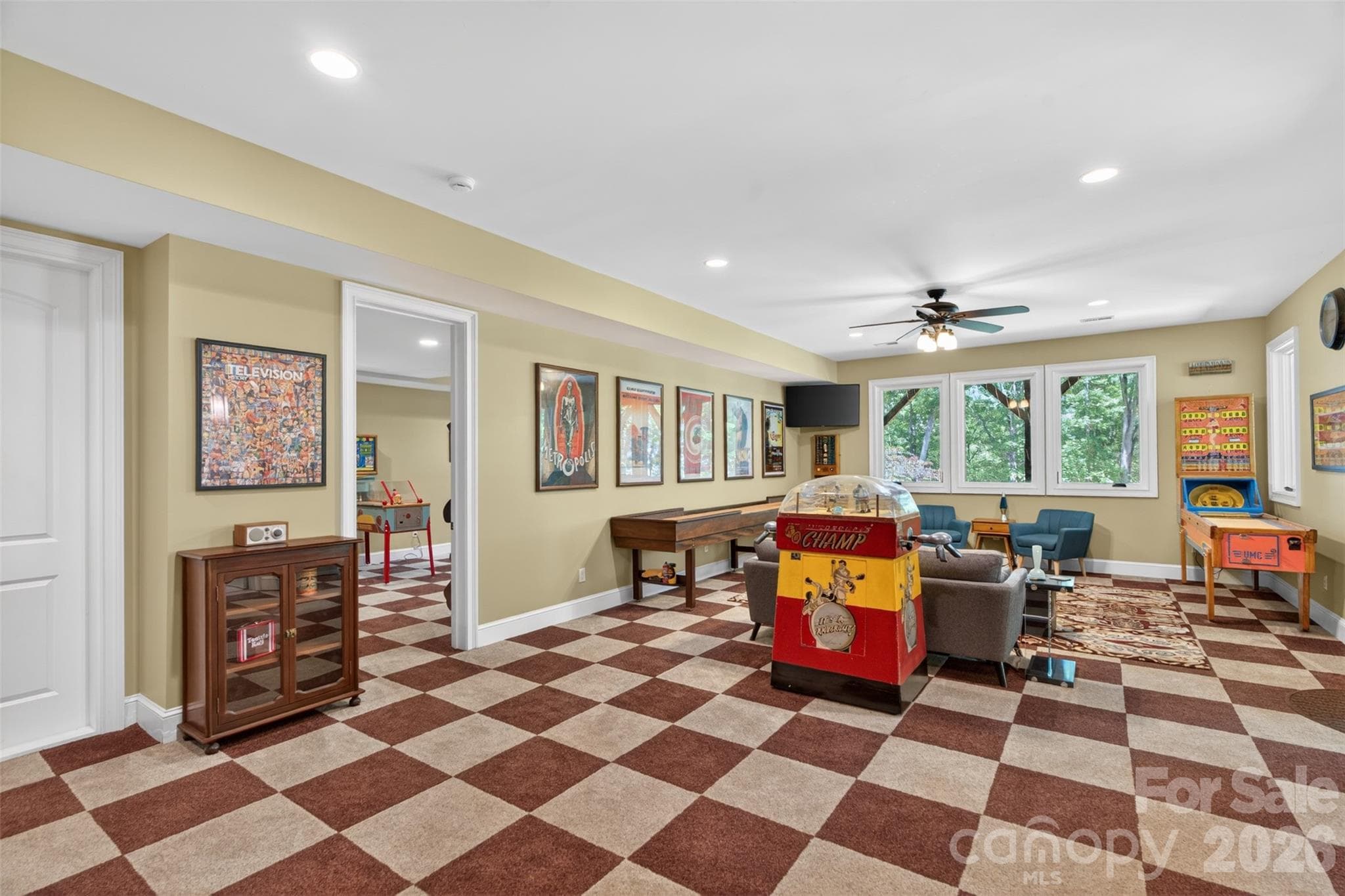 Main Lower Level Recreation Room - Belmont