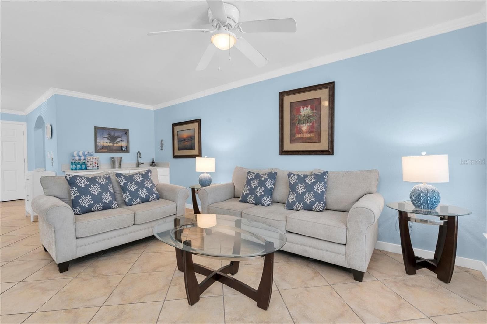 Living area - 19417 GULF BLVD #E103, INDIAN ROCKS BEACH