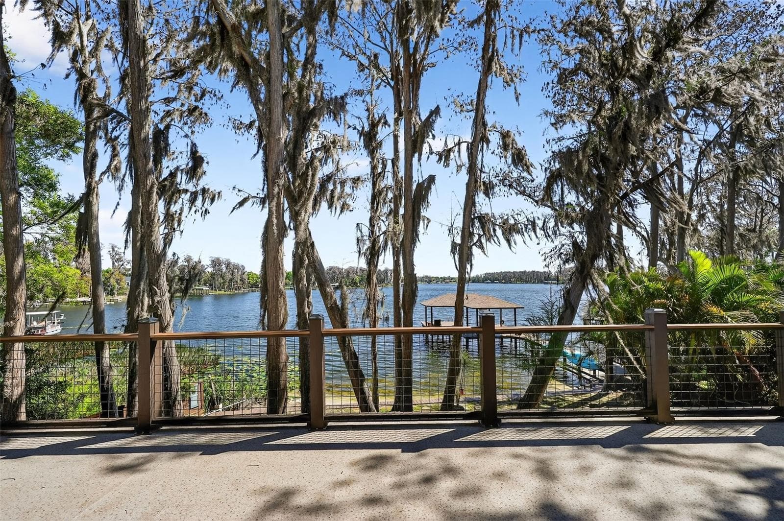 The view from the second floor wrap-around deck. - 19801 GUNN HWY, ODESSA