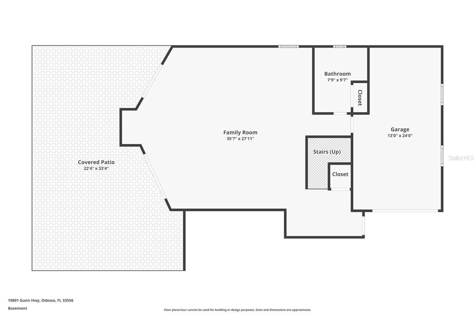 First floor. Dimensions are approximate - 19801 GUNN HWY, ODESSA