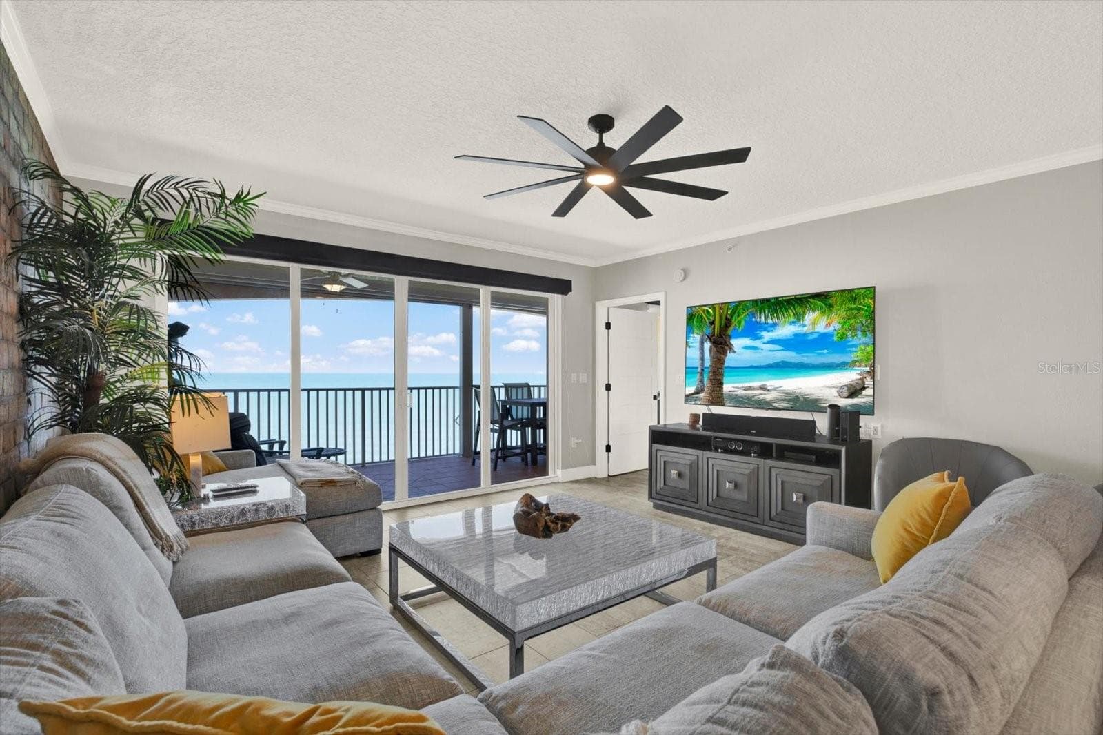 Living Room - 16450 GULF BLVD #763, NORTH REDINGTON BEACH