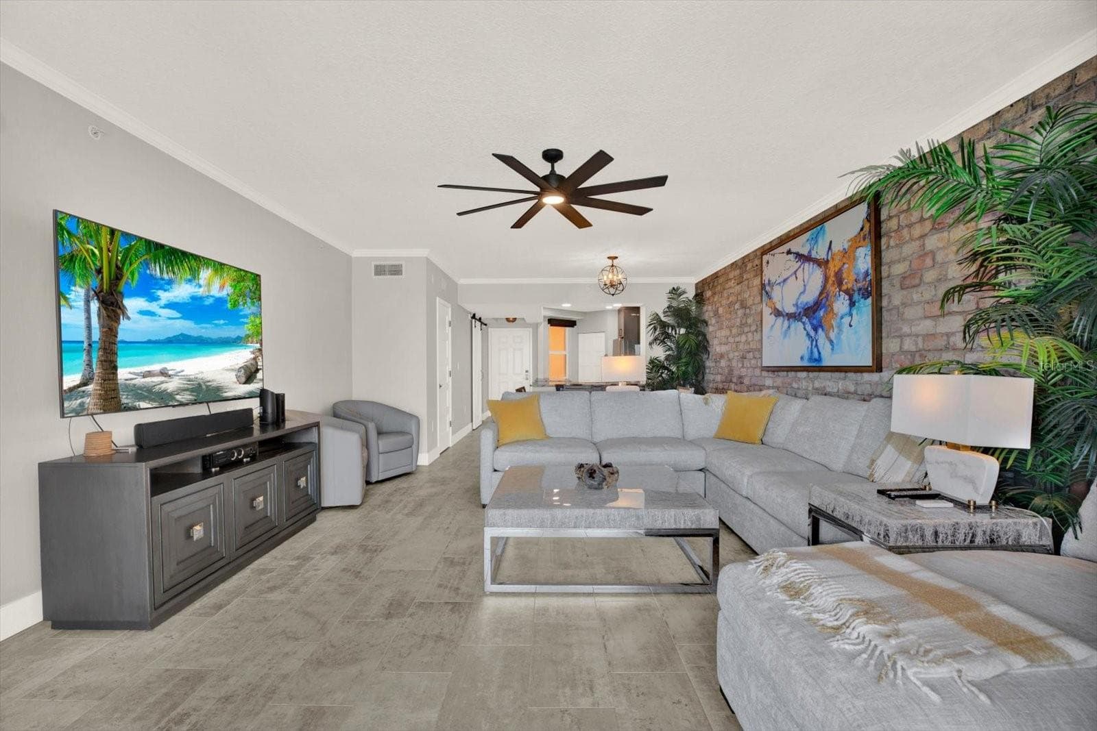 Living Room - 16450 GULF BLVD #763, NORTH REDINGTON BEACH