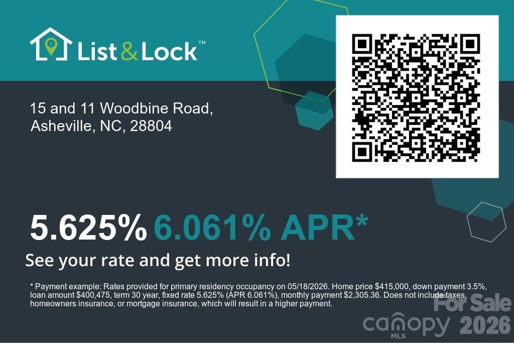 Scan for more info on seller paid rate-buydown program! - Asheville