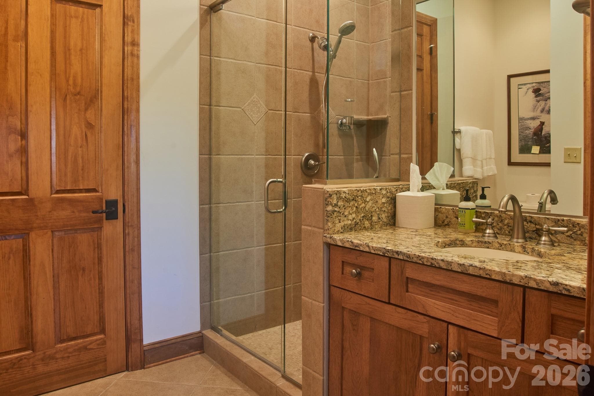 Basement - Fullbath with full-size Storage Room behind that door! - Burnsville