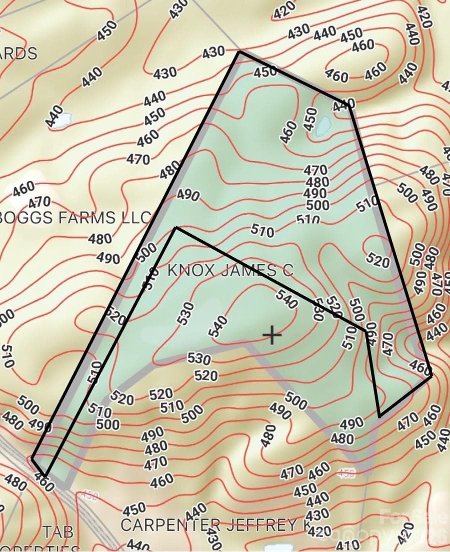 Topo Map - 7812-A Hwy 742 Highway, Marshville
