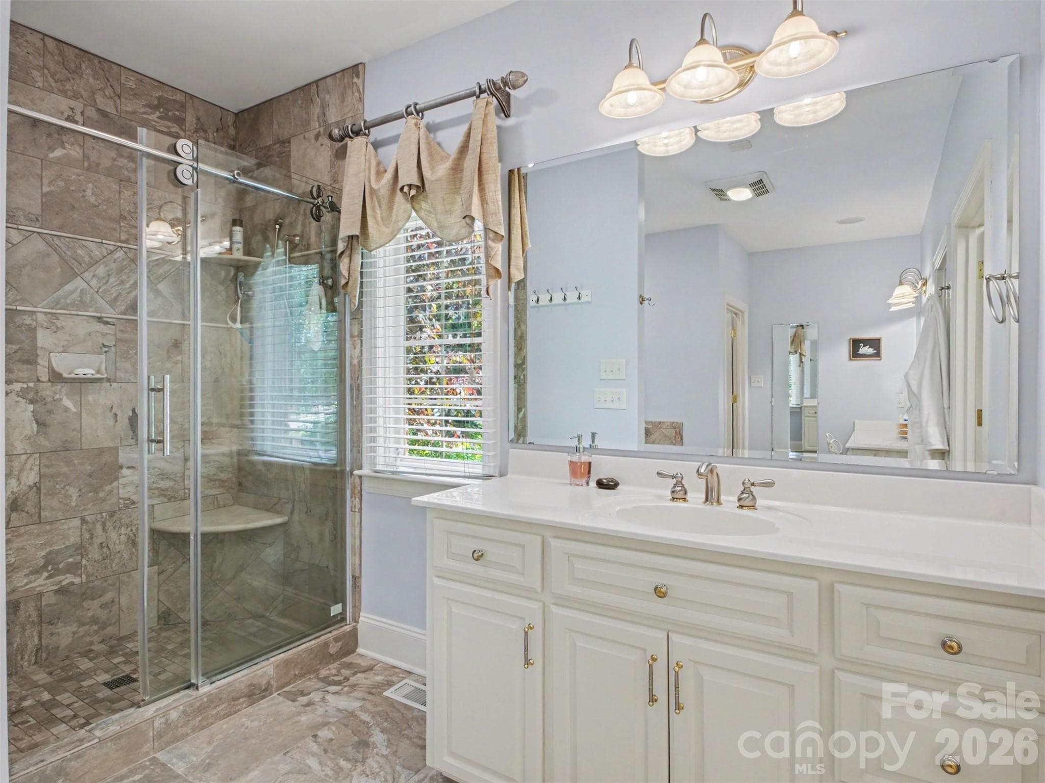 ...and a separate shower! - 1422 Stone Gate Drive, Shelby
