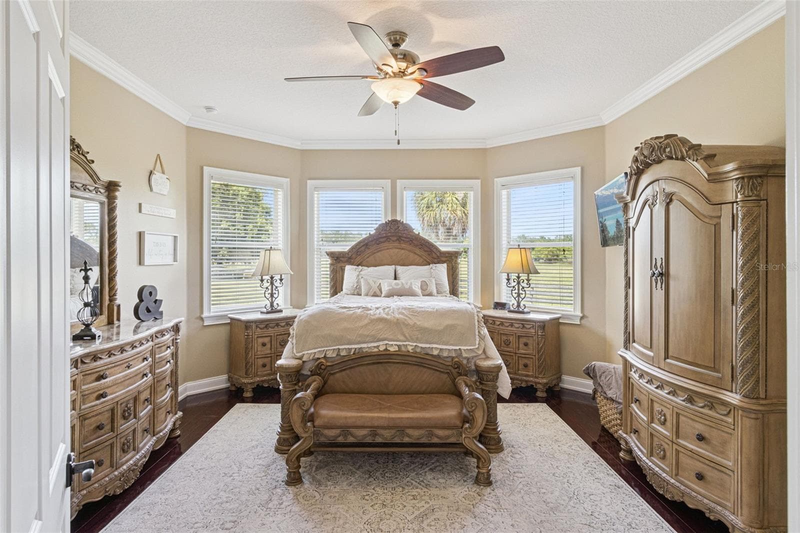 Primary bedroom, first floor. - 4524 STONE WALL LN, PLANT CITY
