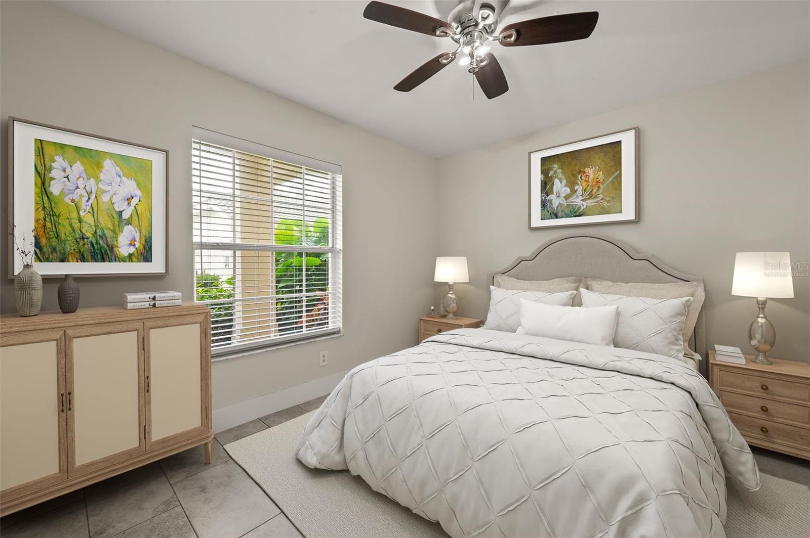 Virtually Staged 2nd Bedroom - 4910 COUGAR CT N #103, NAPLES