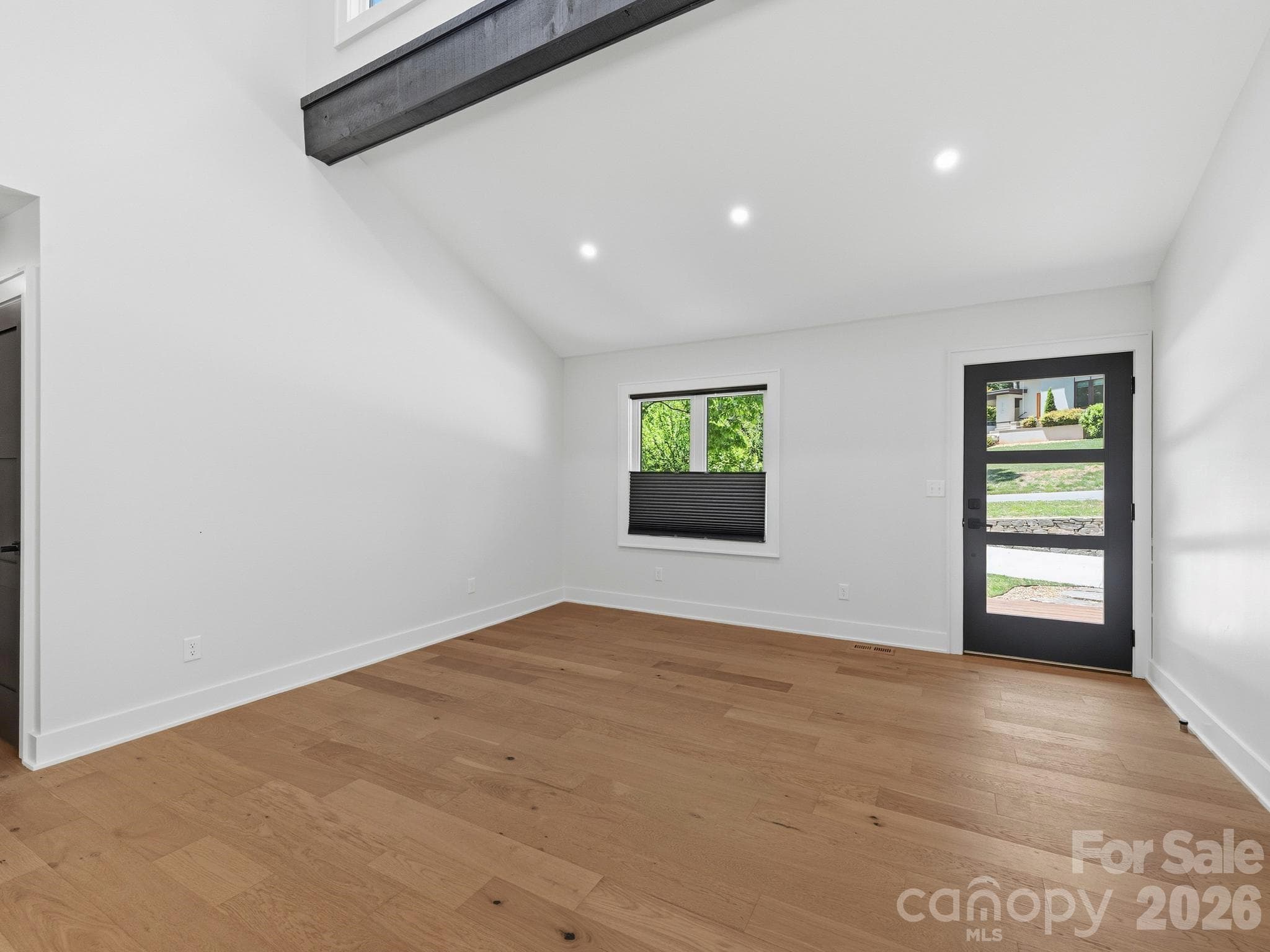 Contemporary 3 equal panel front door - 17 Muirfield Drive, Arden