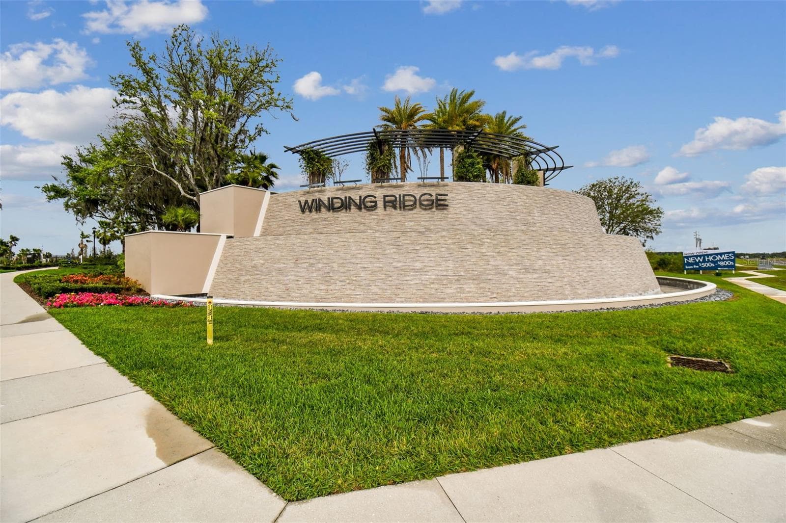 Winding Ridge Fountain at community entry point - 32732 TREE OF LIFE AVE, WESLEY CHAPEL