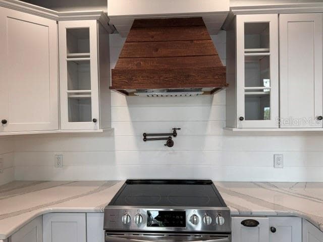 Custom hood vented to the outside. pot filler - 19801 GUNN HWY, ODESSA