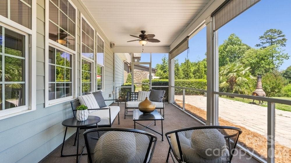 Screened in porch - 11926 Grey Partridge Drive, Charlotte