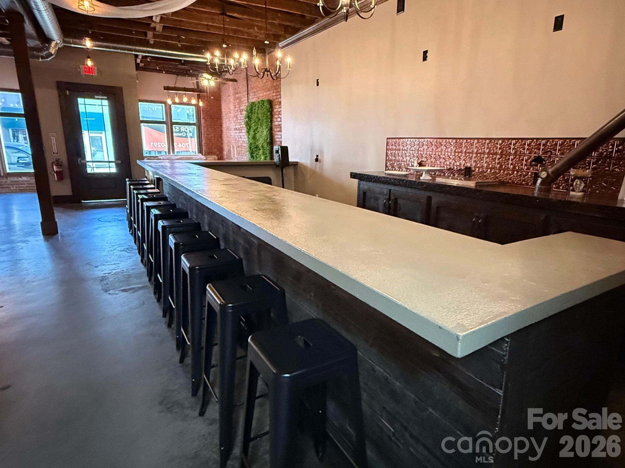 Bar area with seating - 28 E Main Street, Maiden