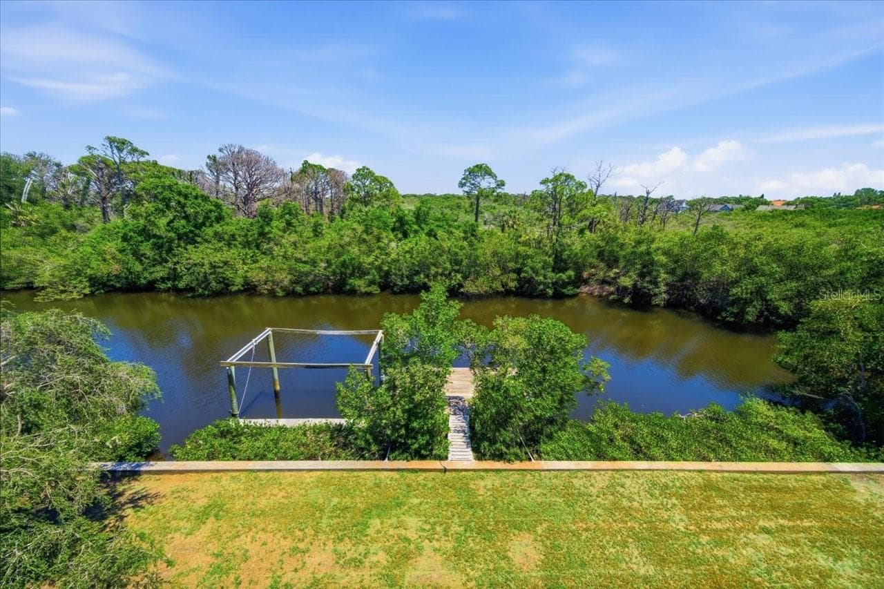 Outstanding views of dock and slip from 3rd level deck! - 1130 S FLORIDA AVE, TARPON SPRINGS