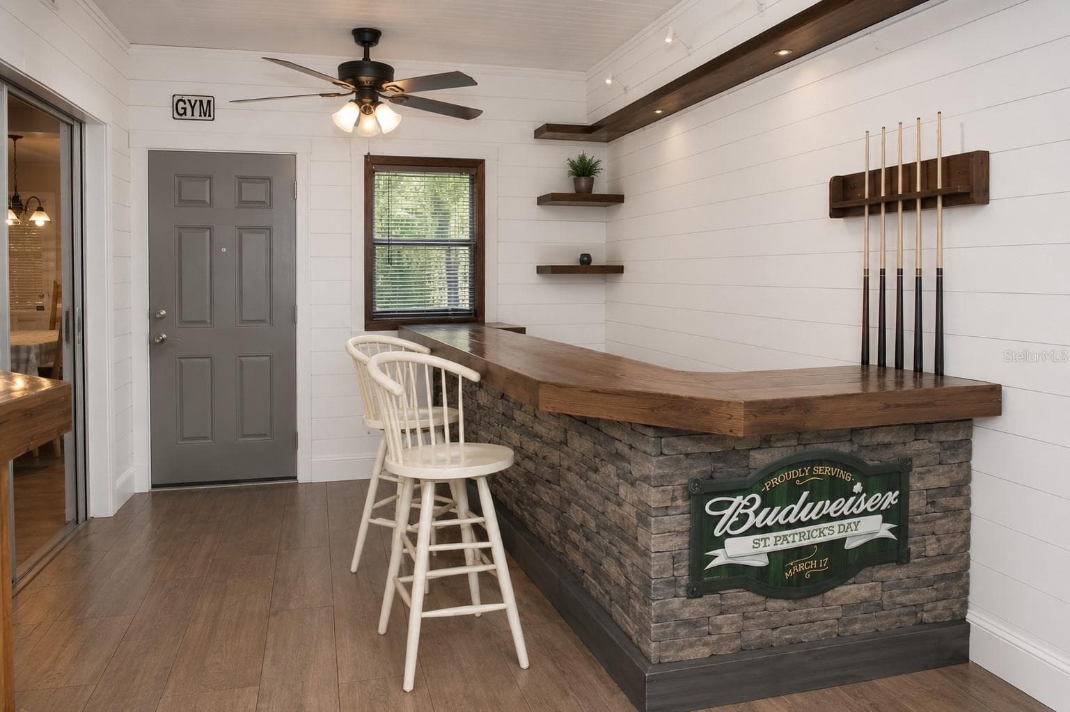 Virtual staged paint color and bar - 9082 ACORN BLVD, PUNTA GORDA