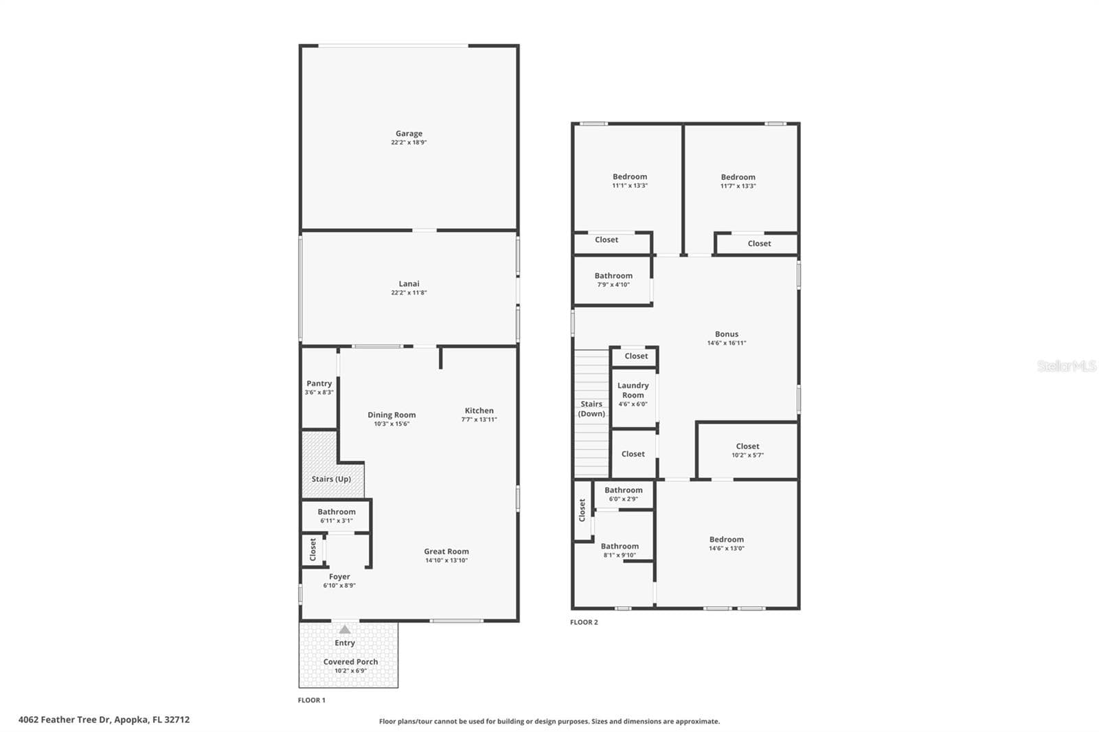 4062 Feather Tree floor plan - 4062 FEATHER TREE DR, APOPKA