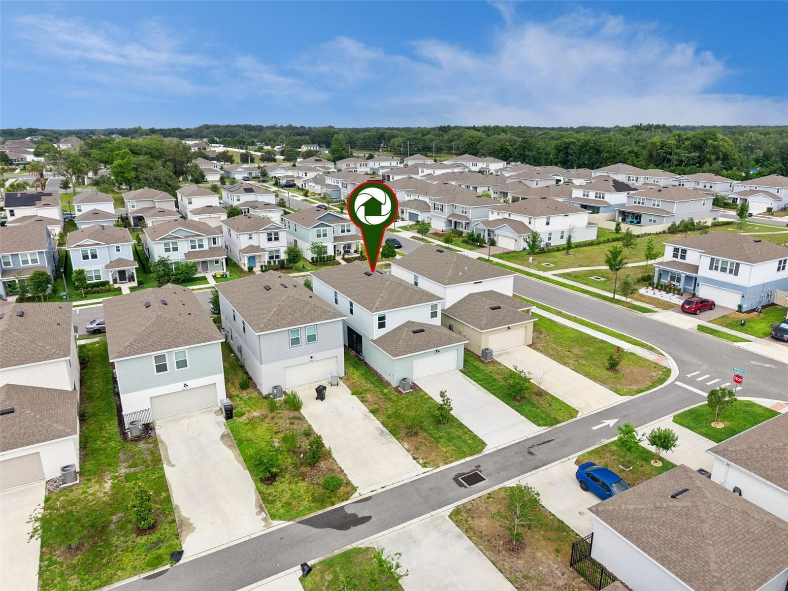 Alley behind the house - 4062 FEATHER TREE DR, APOPKA