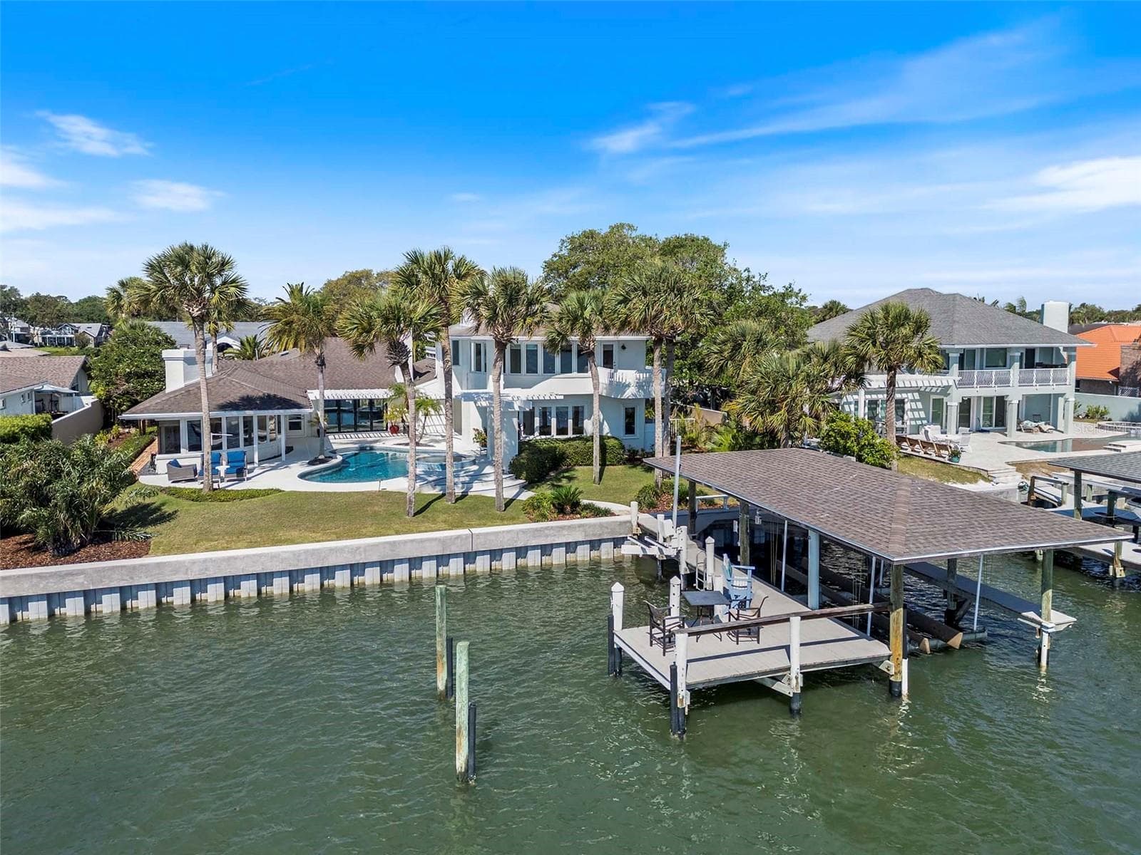 1215 Commodore Drive. 100' of Intracoastal Front Serenity. Seawall completed in 2026. - 1215 COMMODORE DR, NEW SMYRNA BEACH