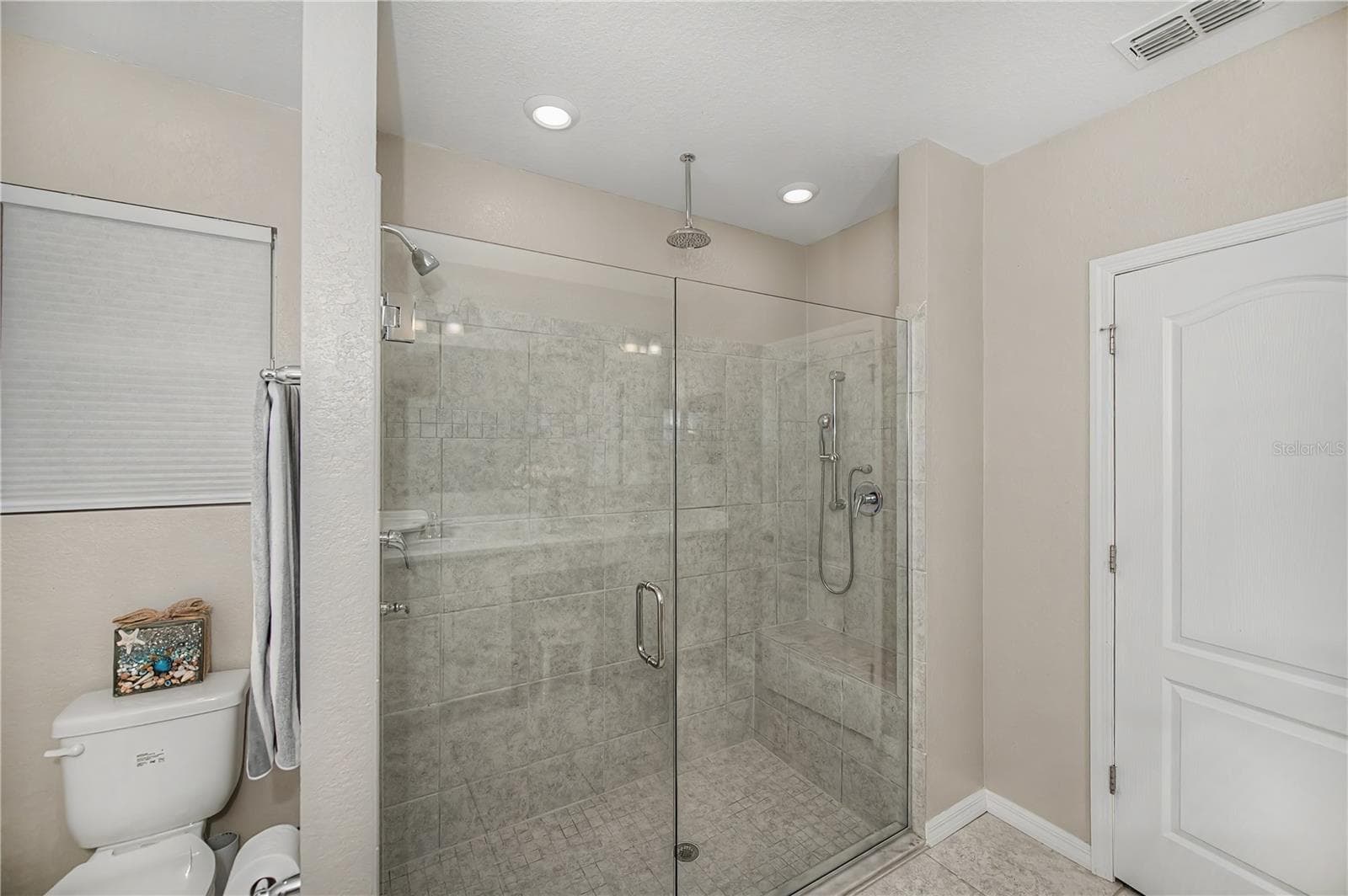 Walk-In Shower with Seamless Glass Enclosure. - 640 ENCARNACION ST, PUNTA GORDA