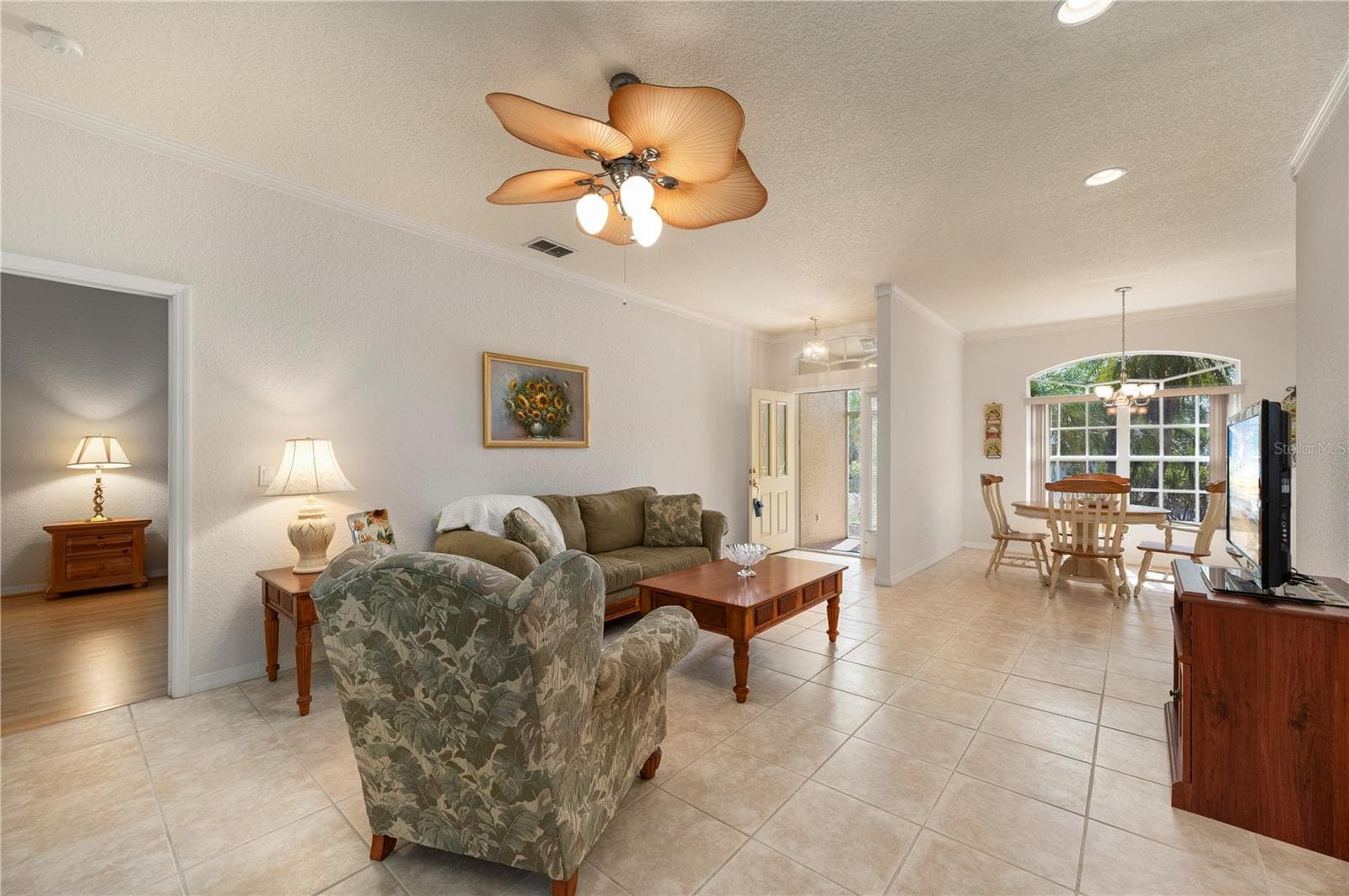 Living room has extra overhead lighting - 1637 PALACE CT, PORT CHARLOTTE